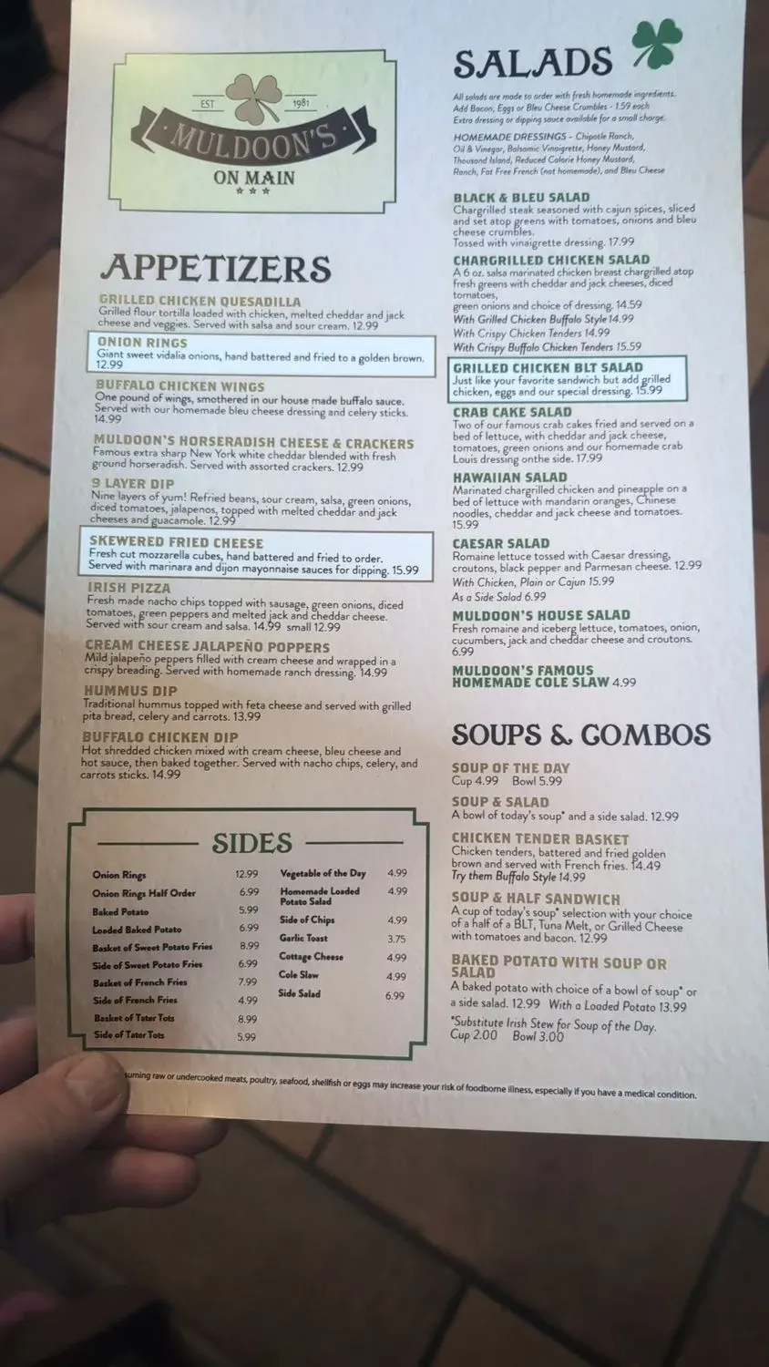 Menu 2