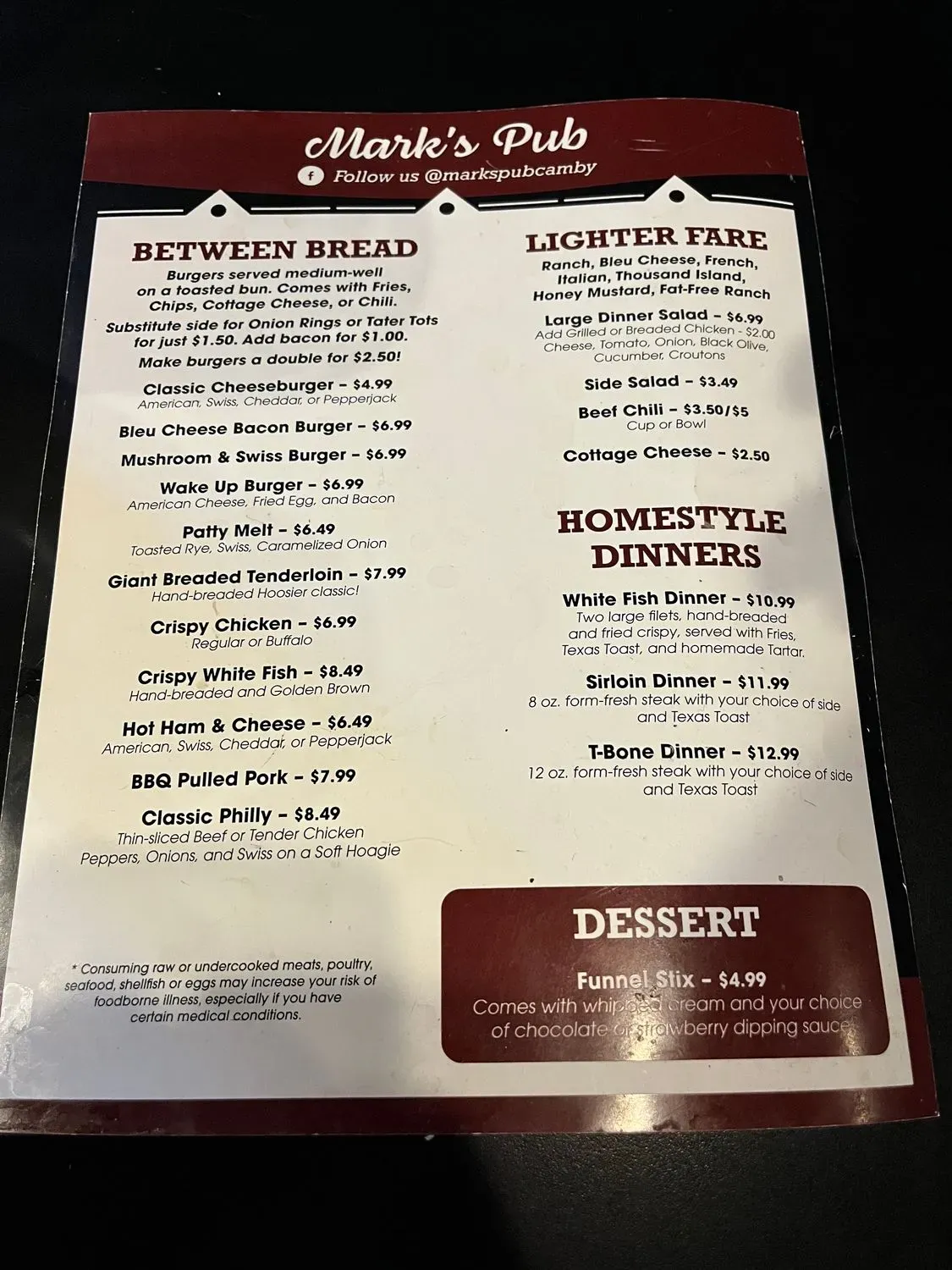 Menu 2