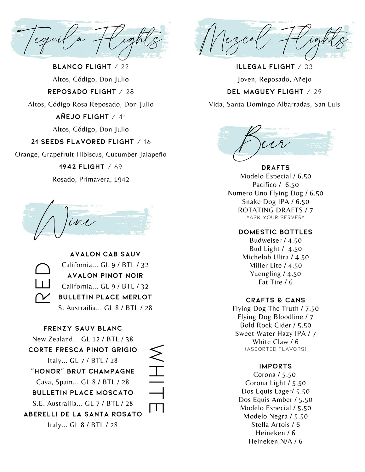 Menu 2