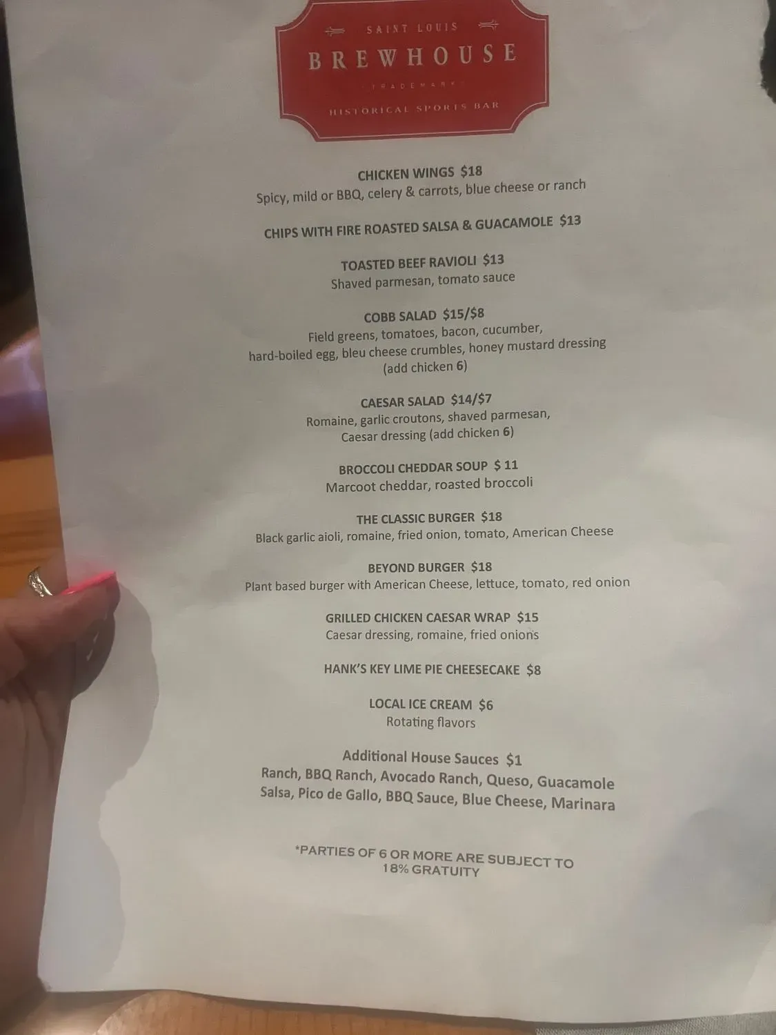 Menu 6