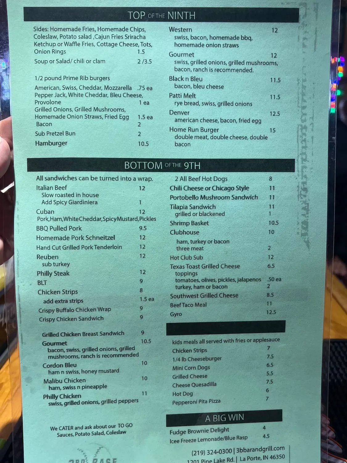 Menu 3