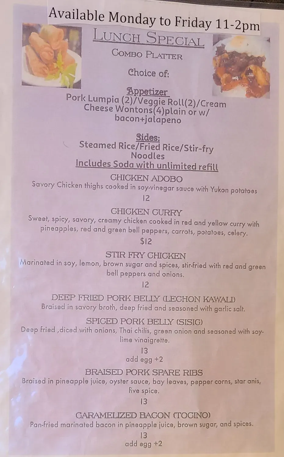 Menu 2