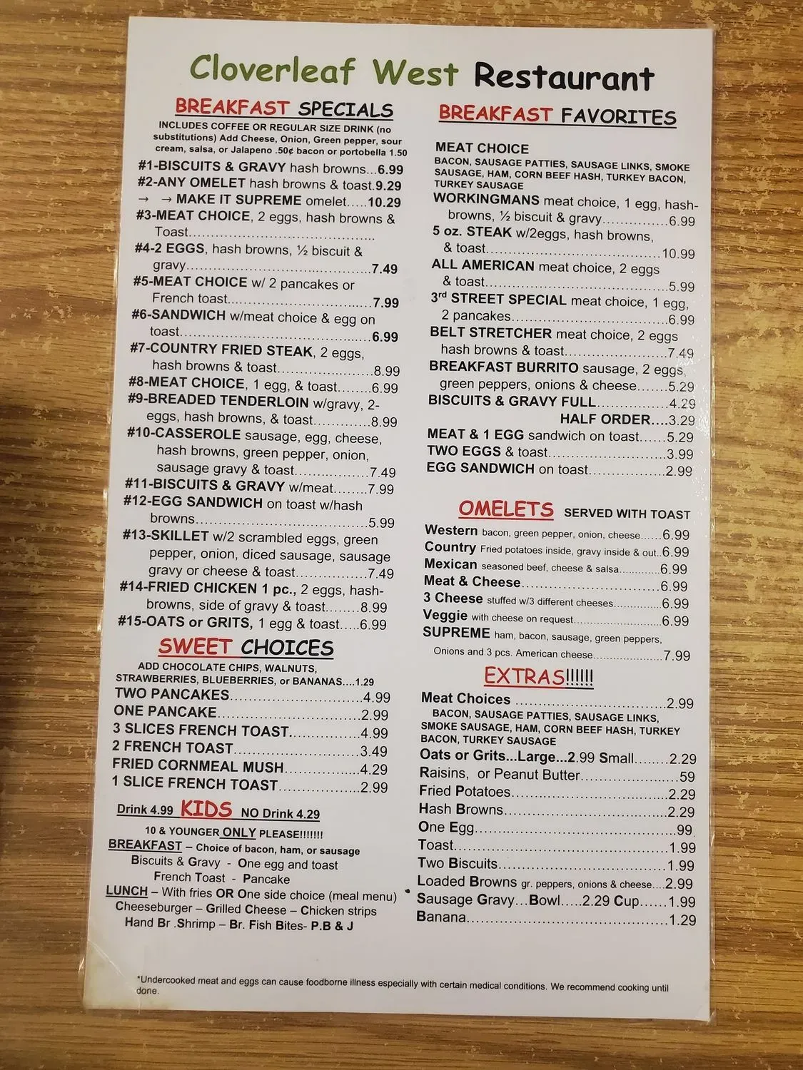 Menu 4