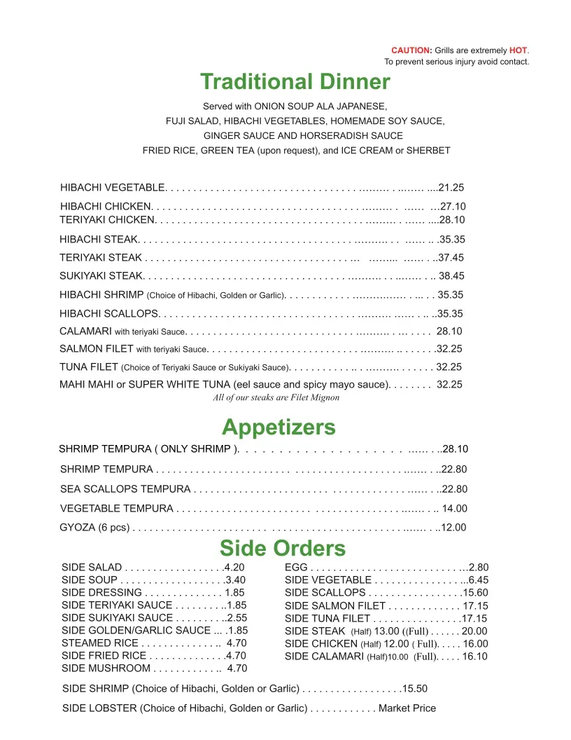 Menu 2