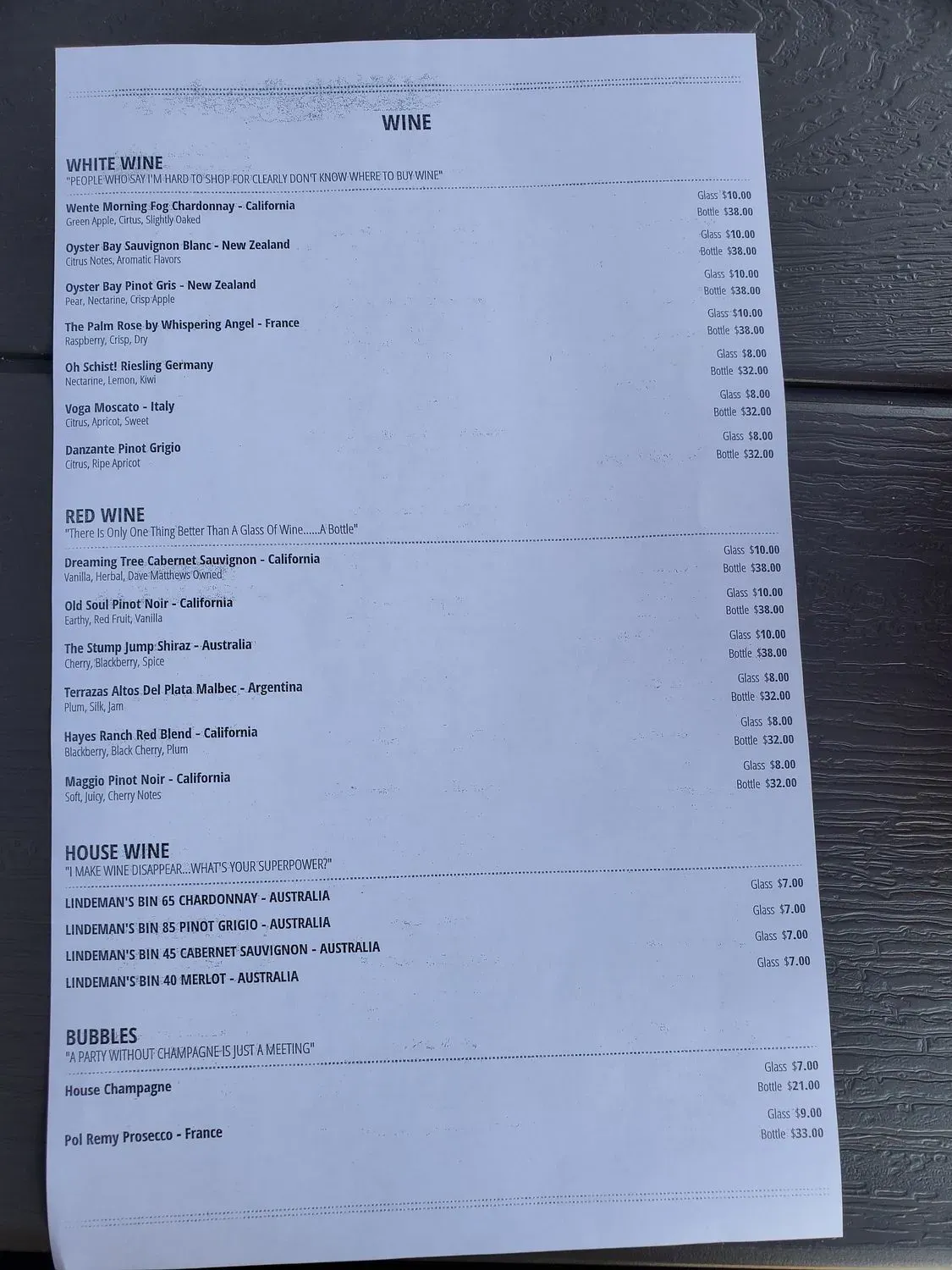 Menu 6