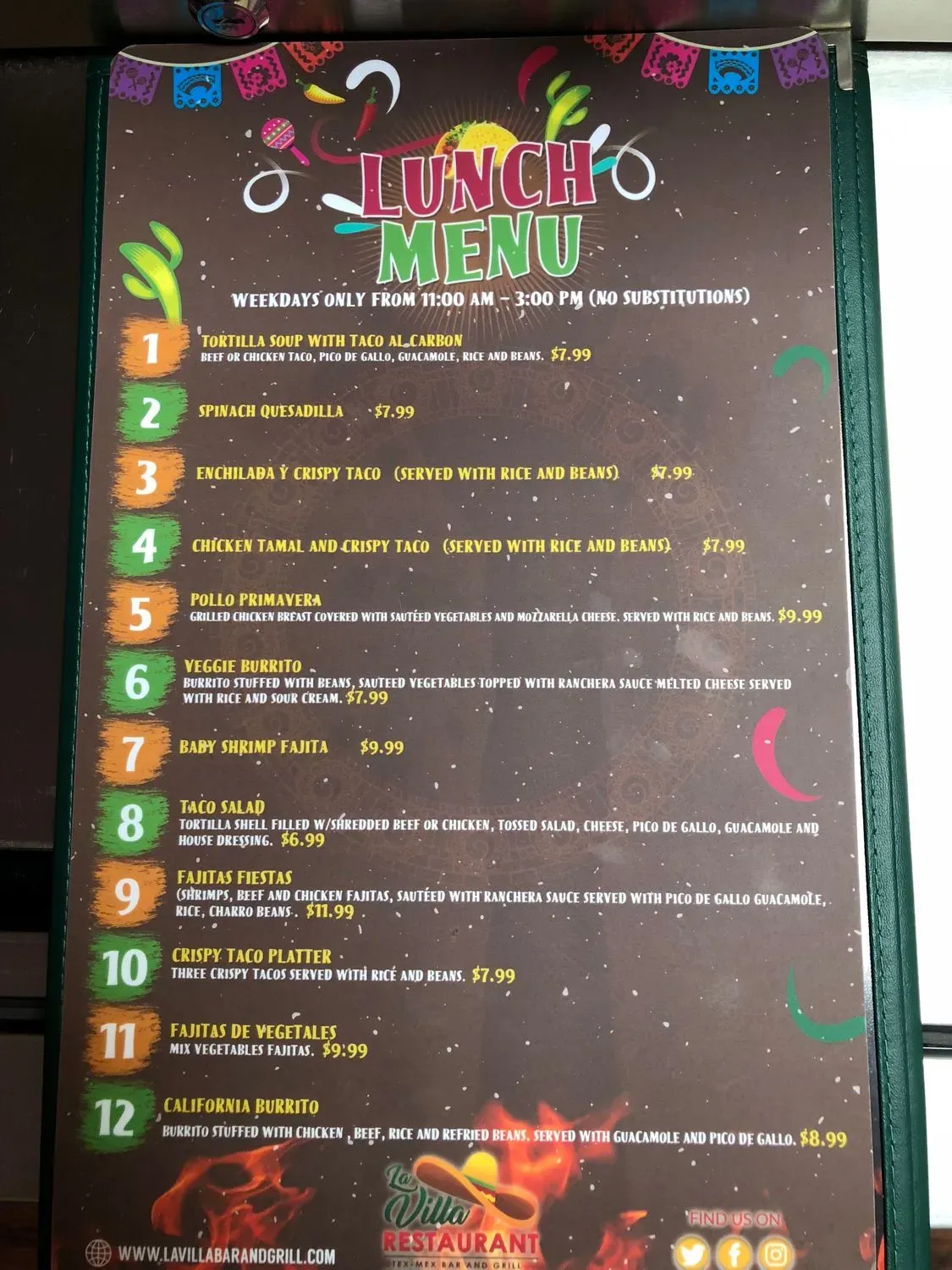 Menu 6