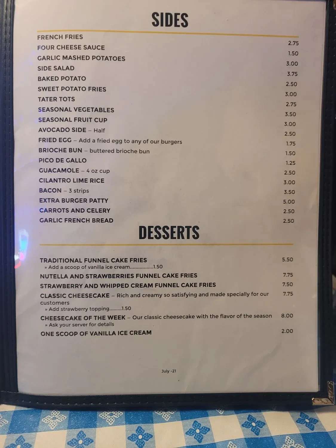 Menu 5