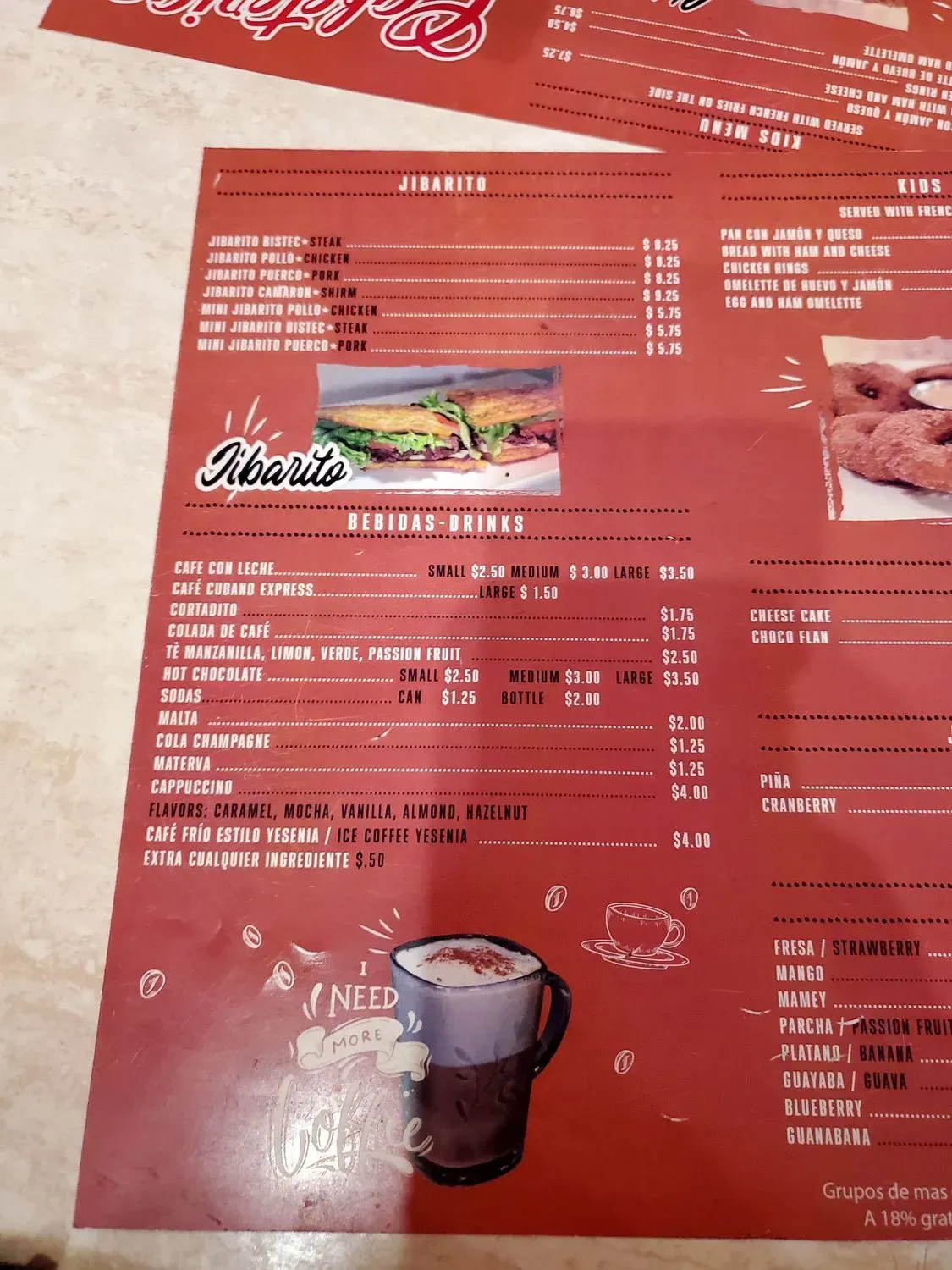 Menu 4