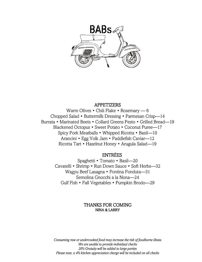 Menu 3