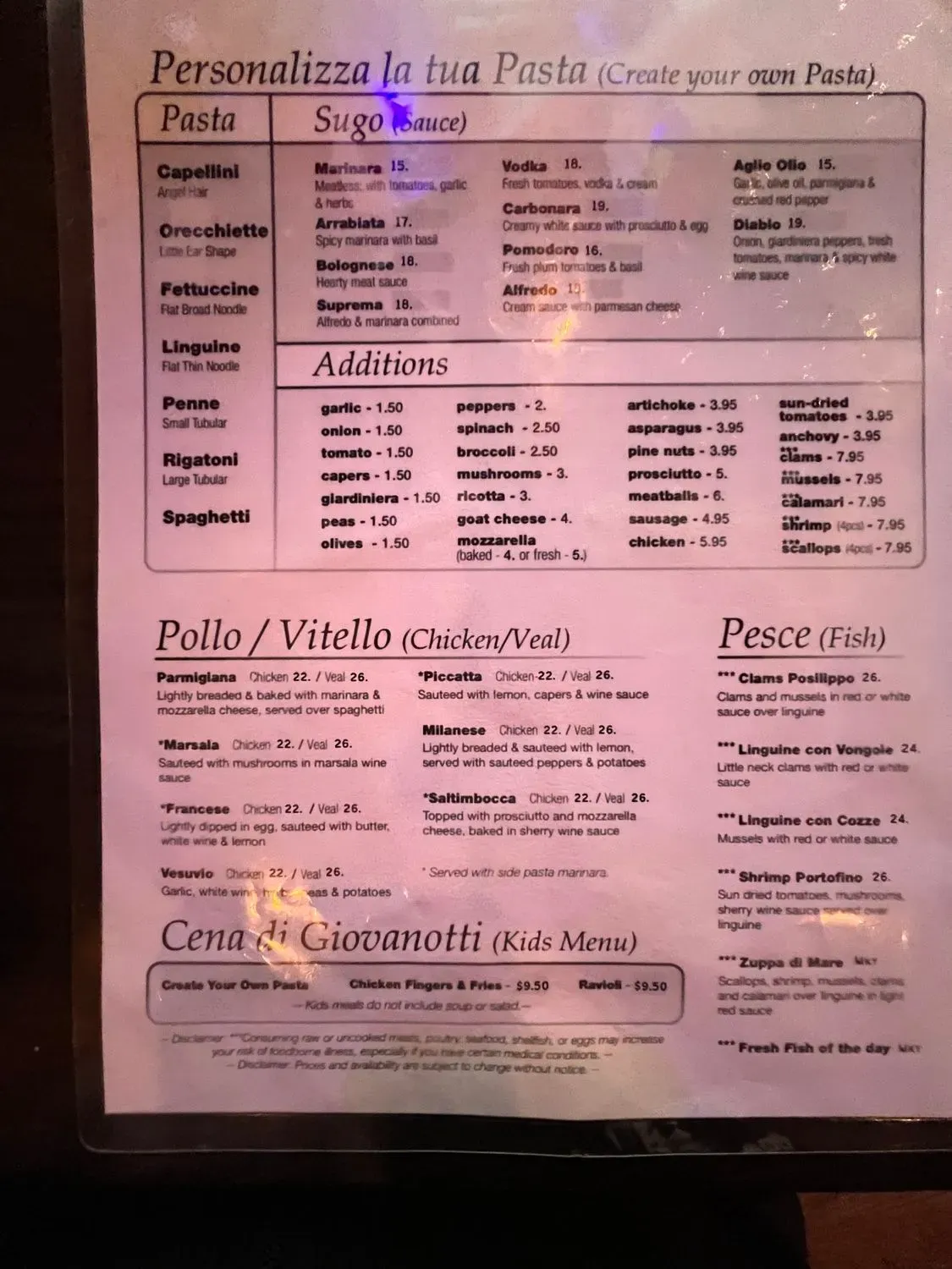 Menu 2