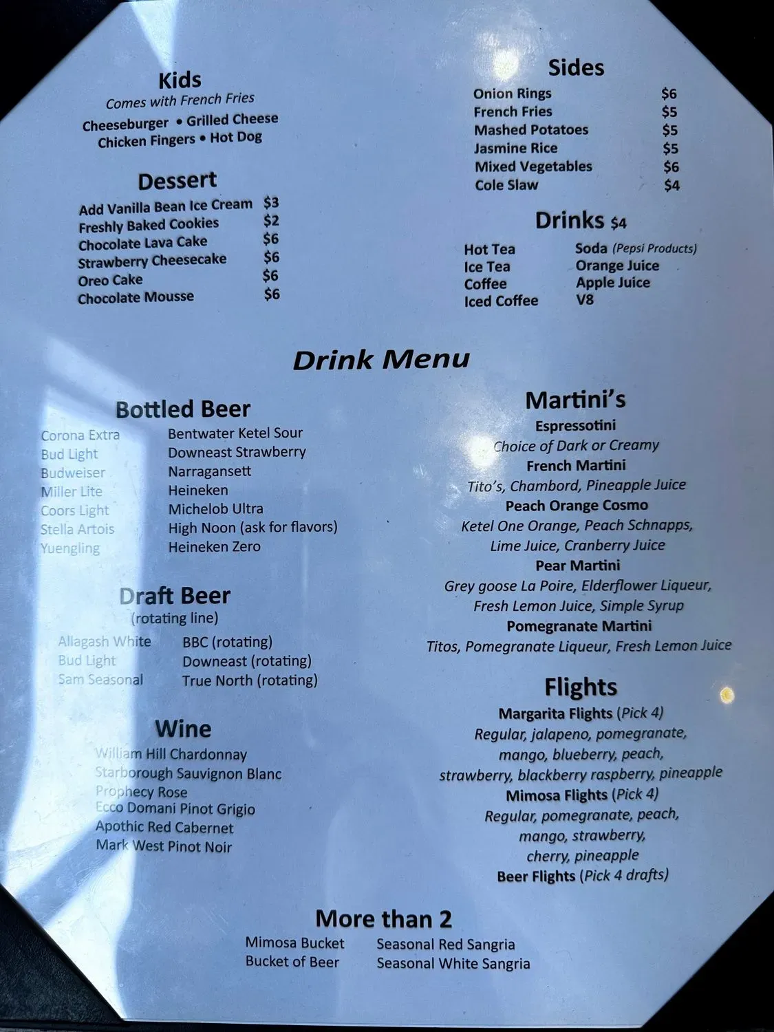 Menu 5