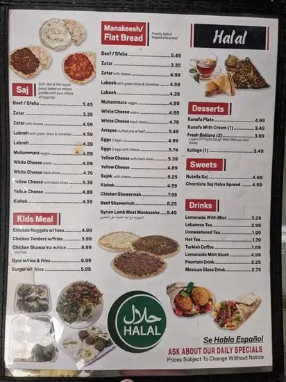 Menu 4