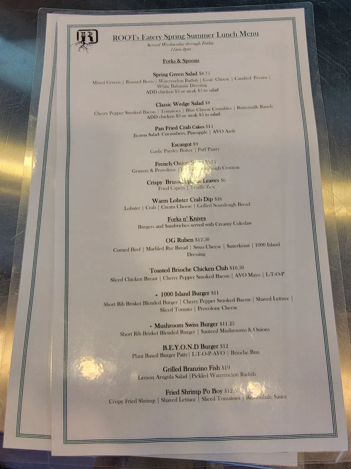 Menu 4