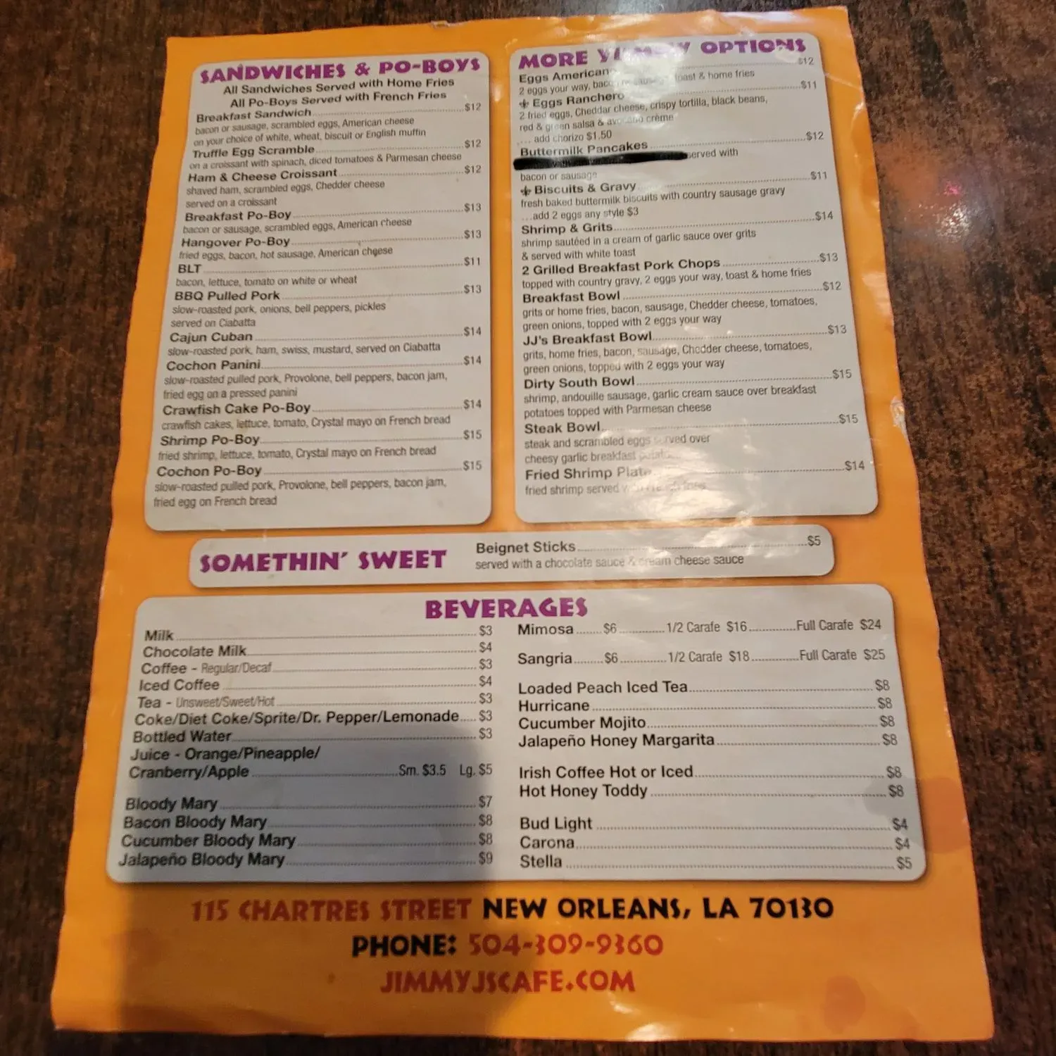 Menu 5