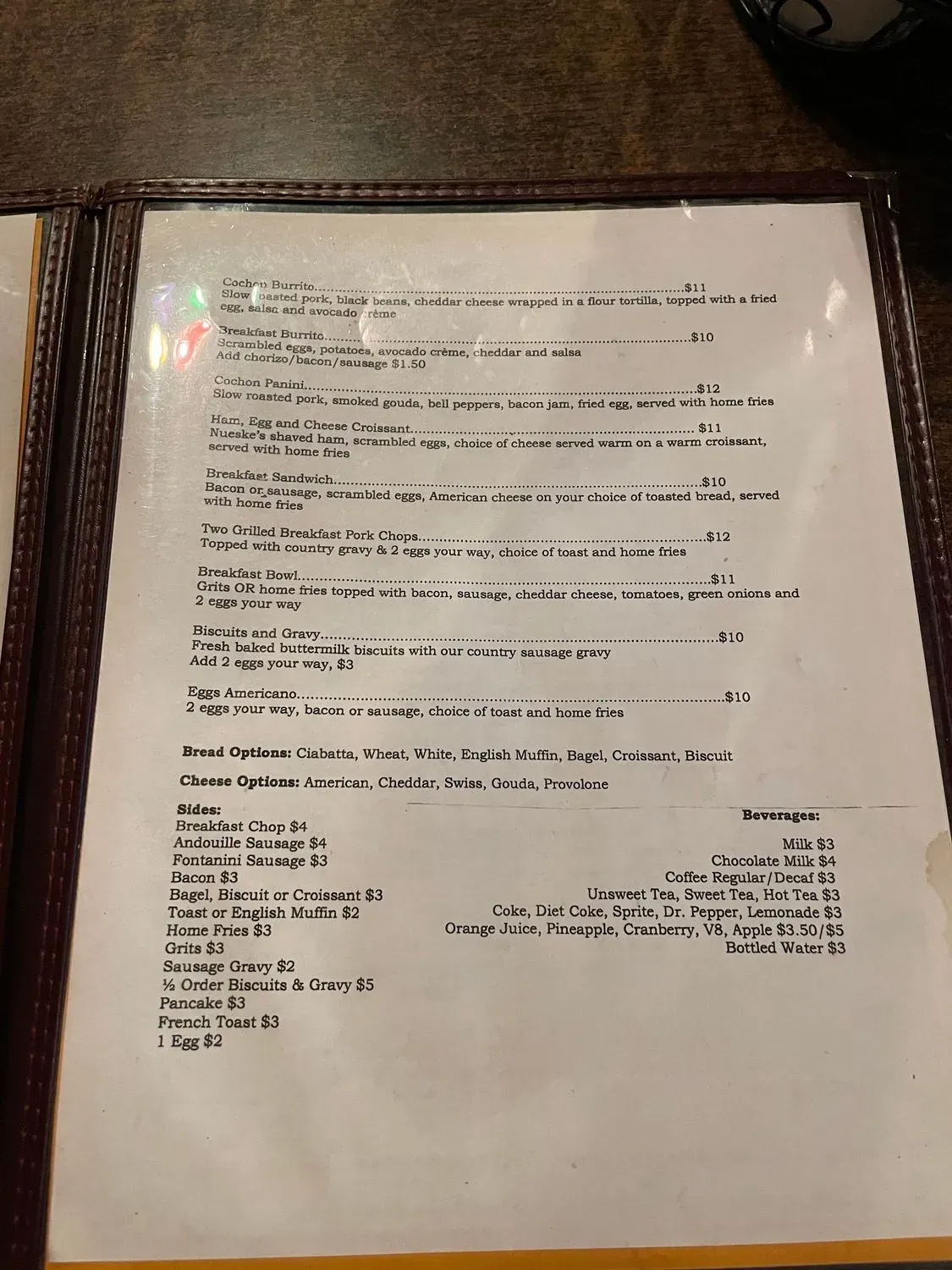 Menu 6