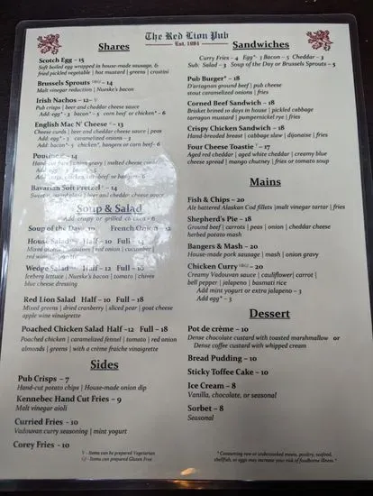 Menu 5