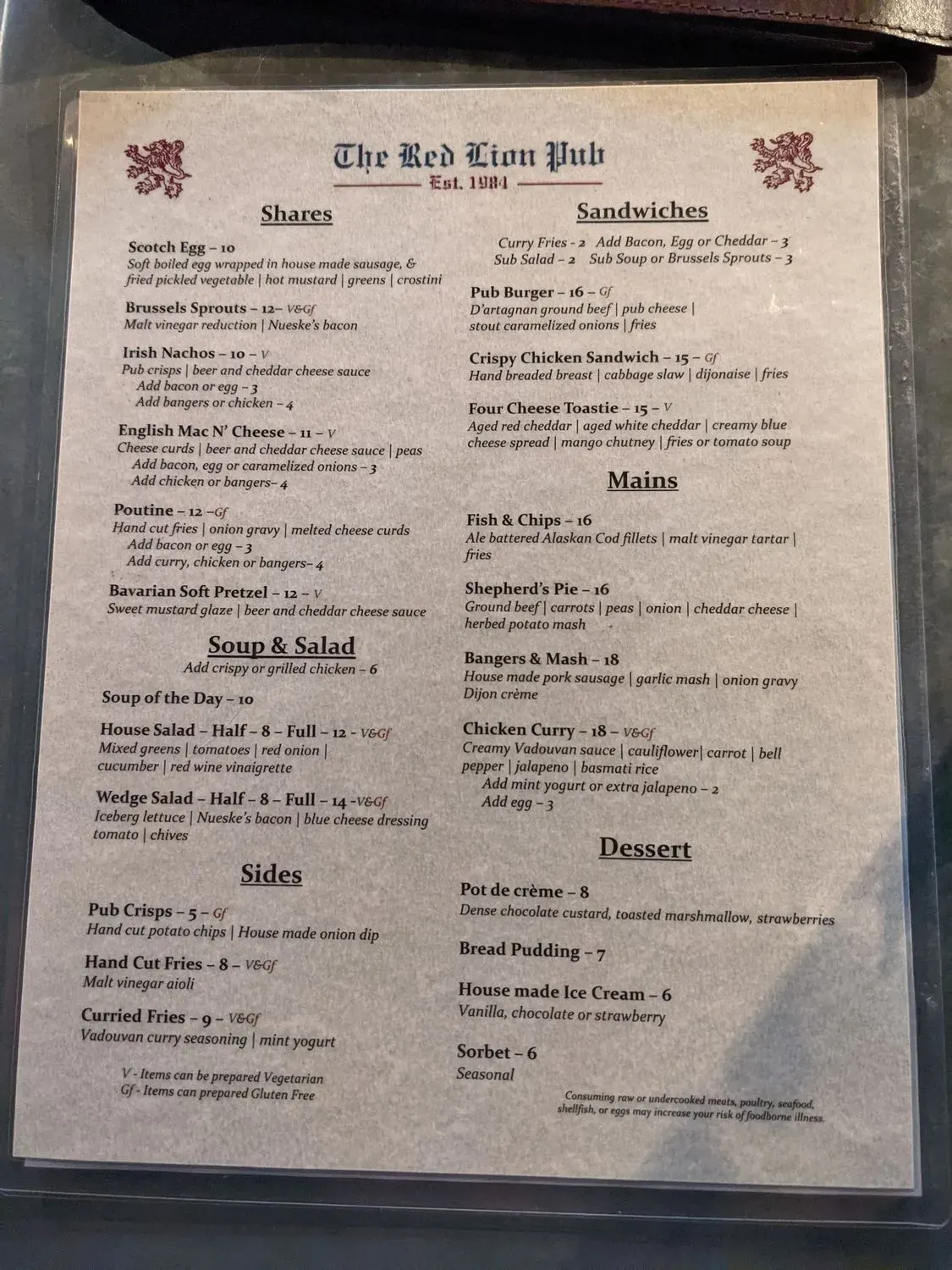 Menu 6