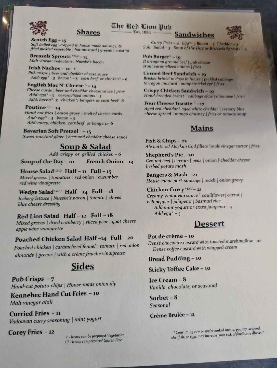 Menu 4