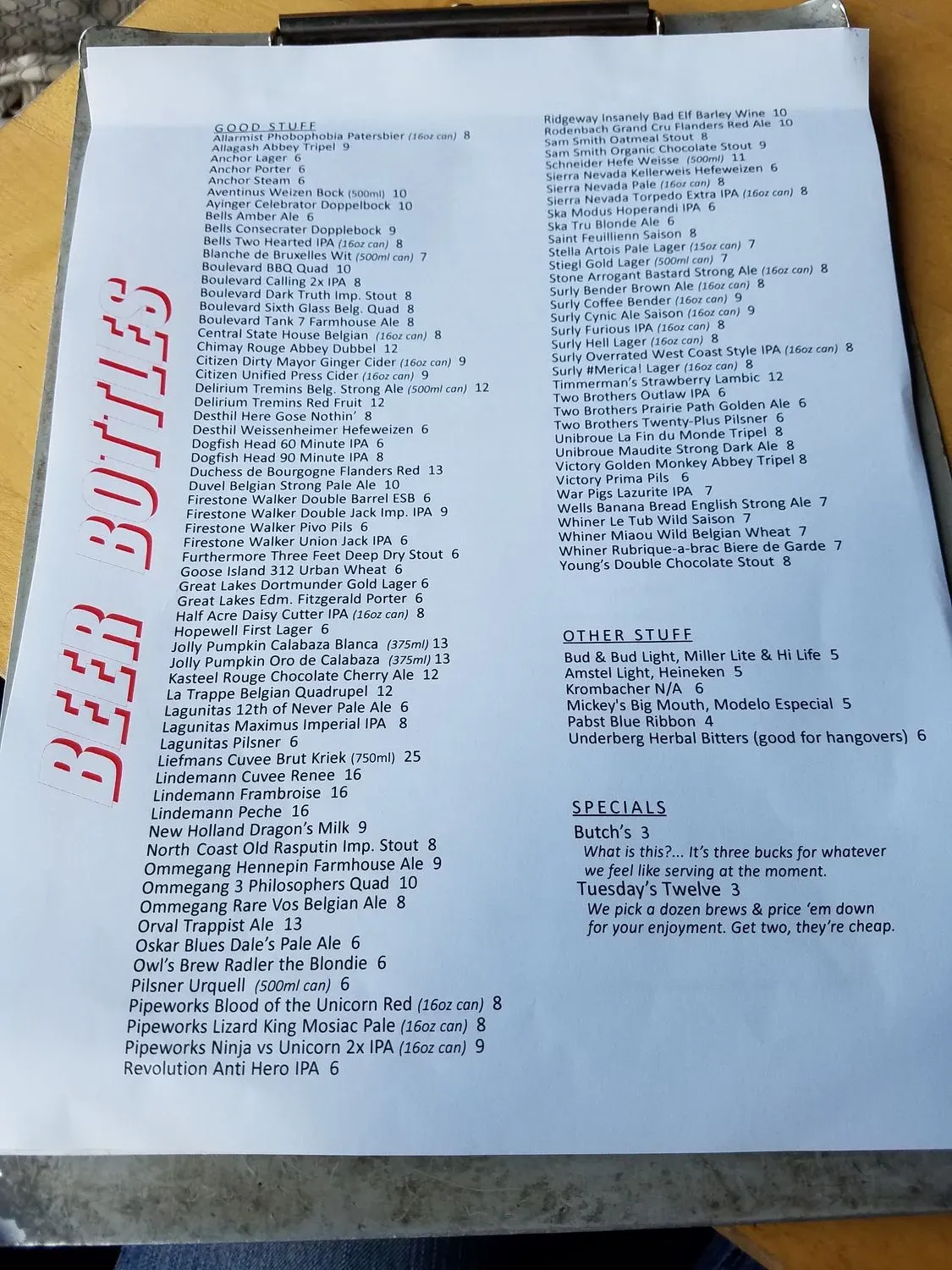 Menu 6