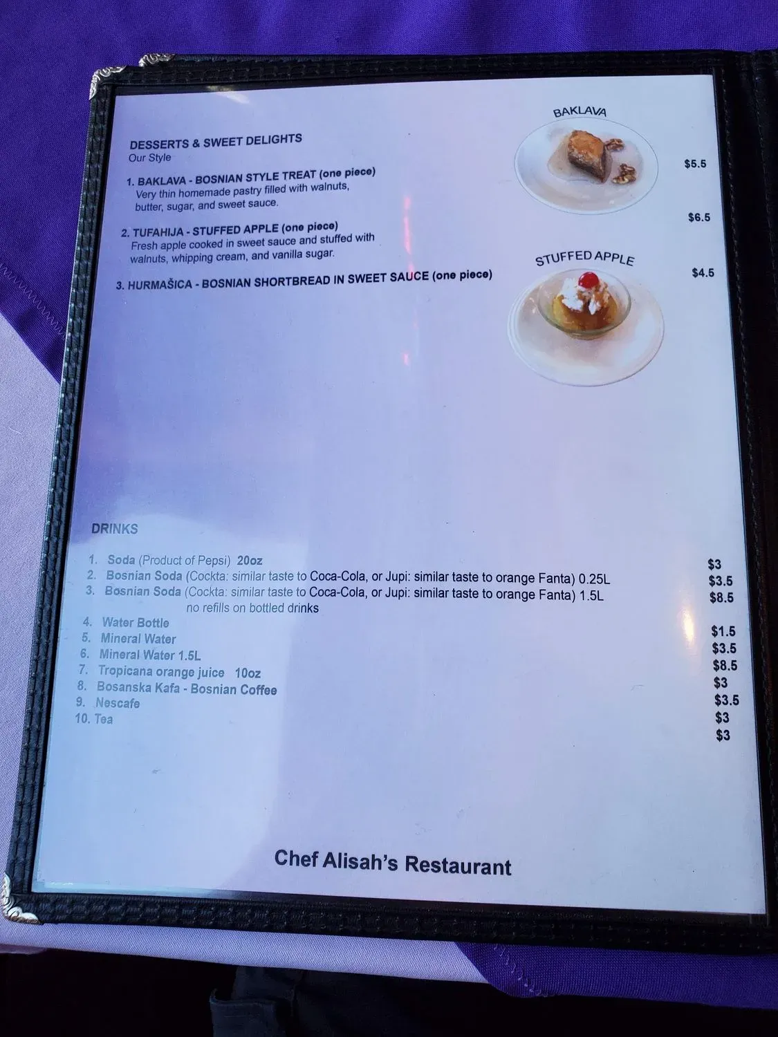 Menu 6