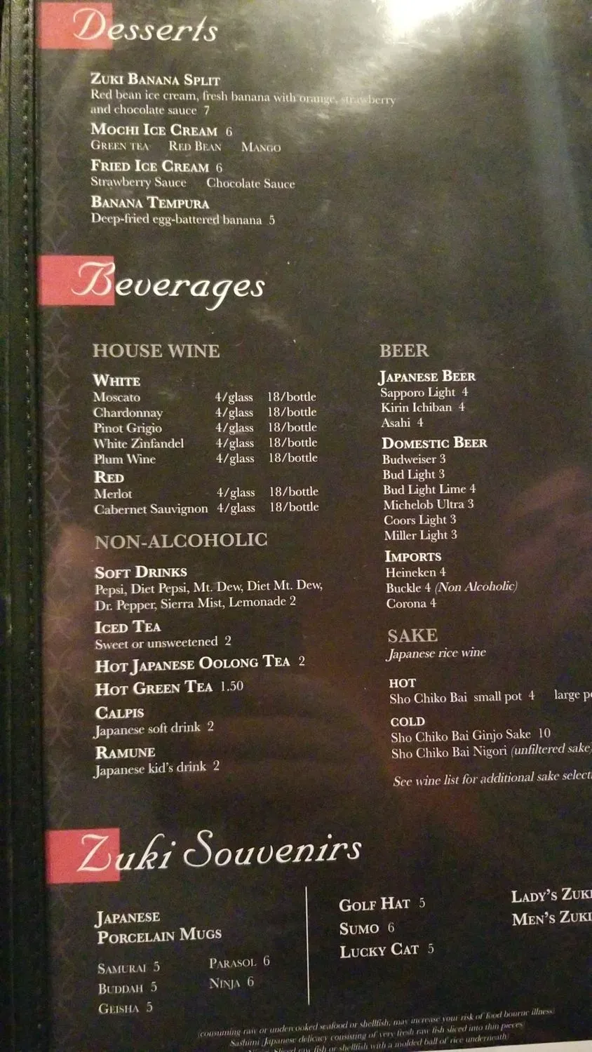 Menu 4