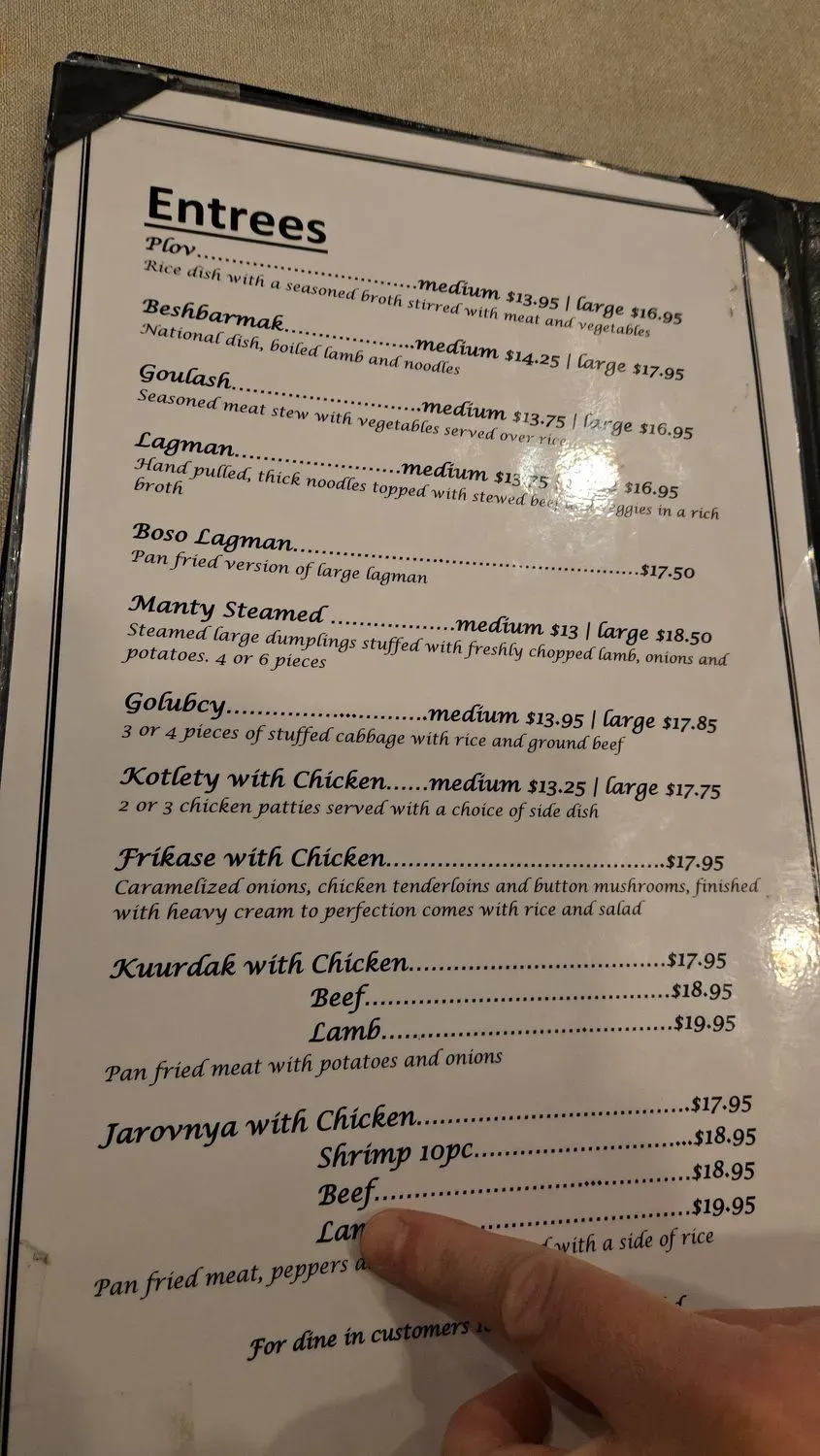 Menu 4