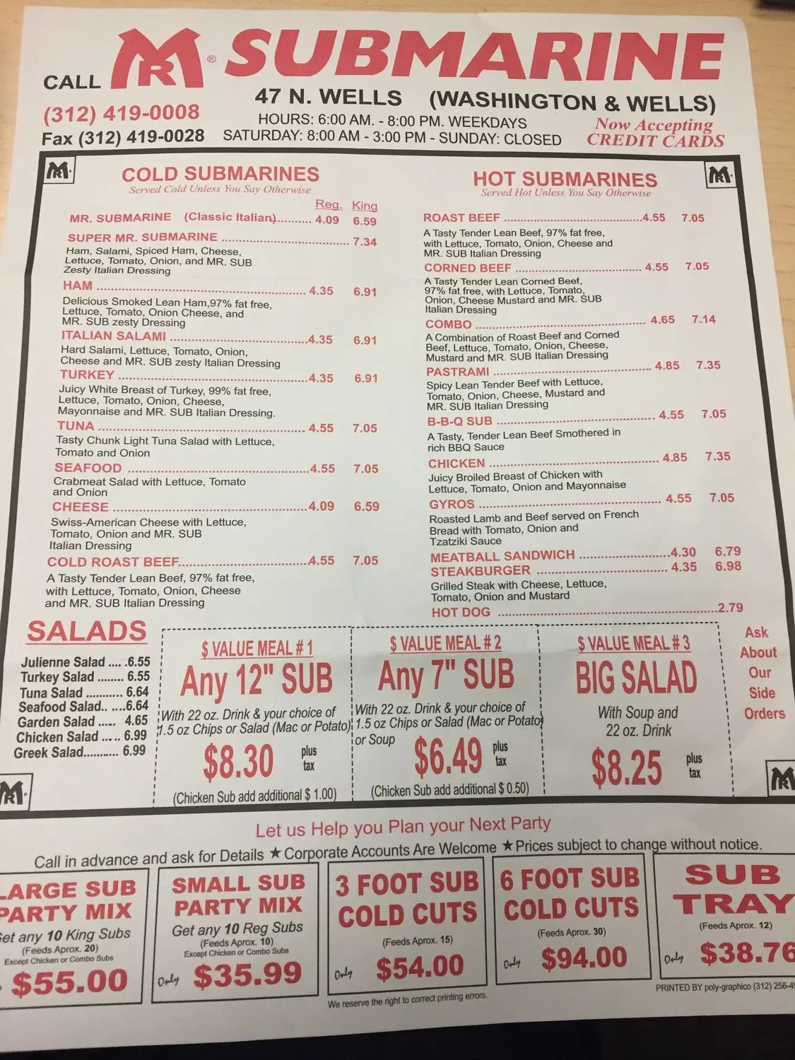 Menu 6