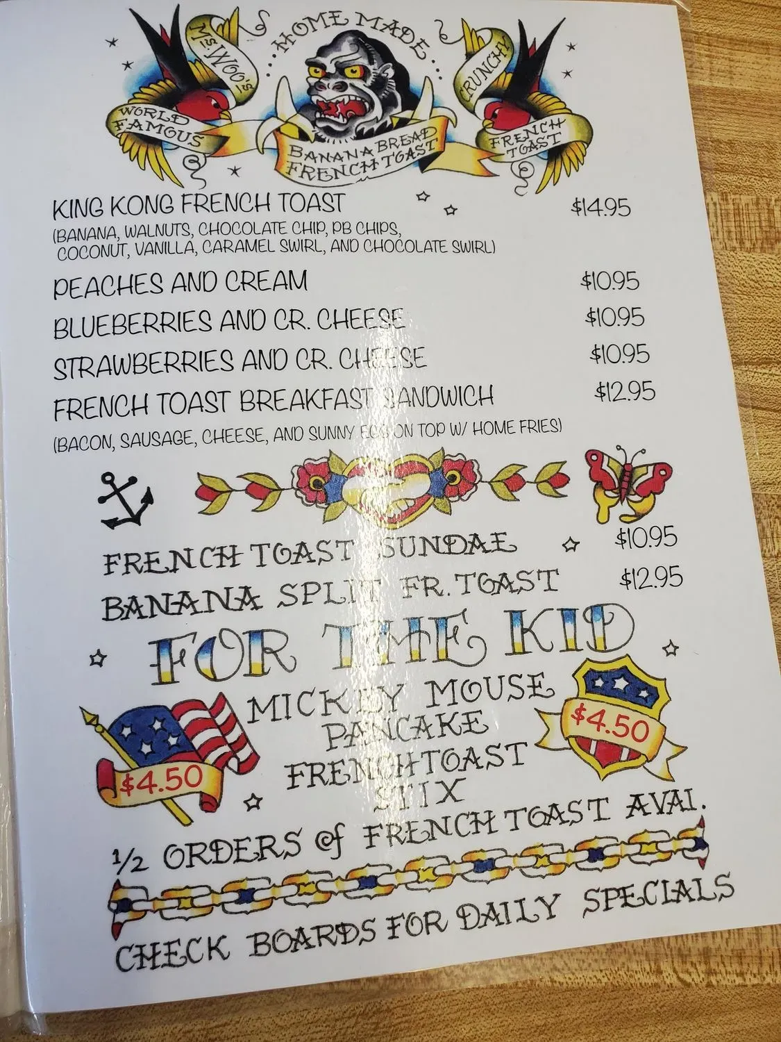 Menu 4