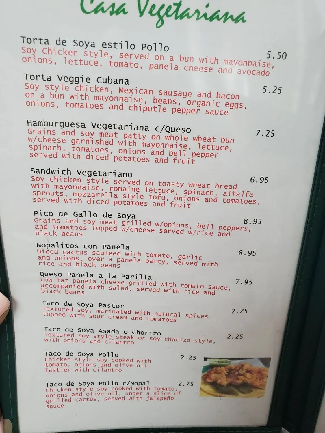 Menu 6