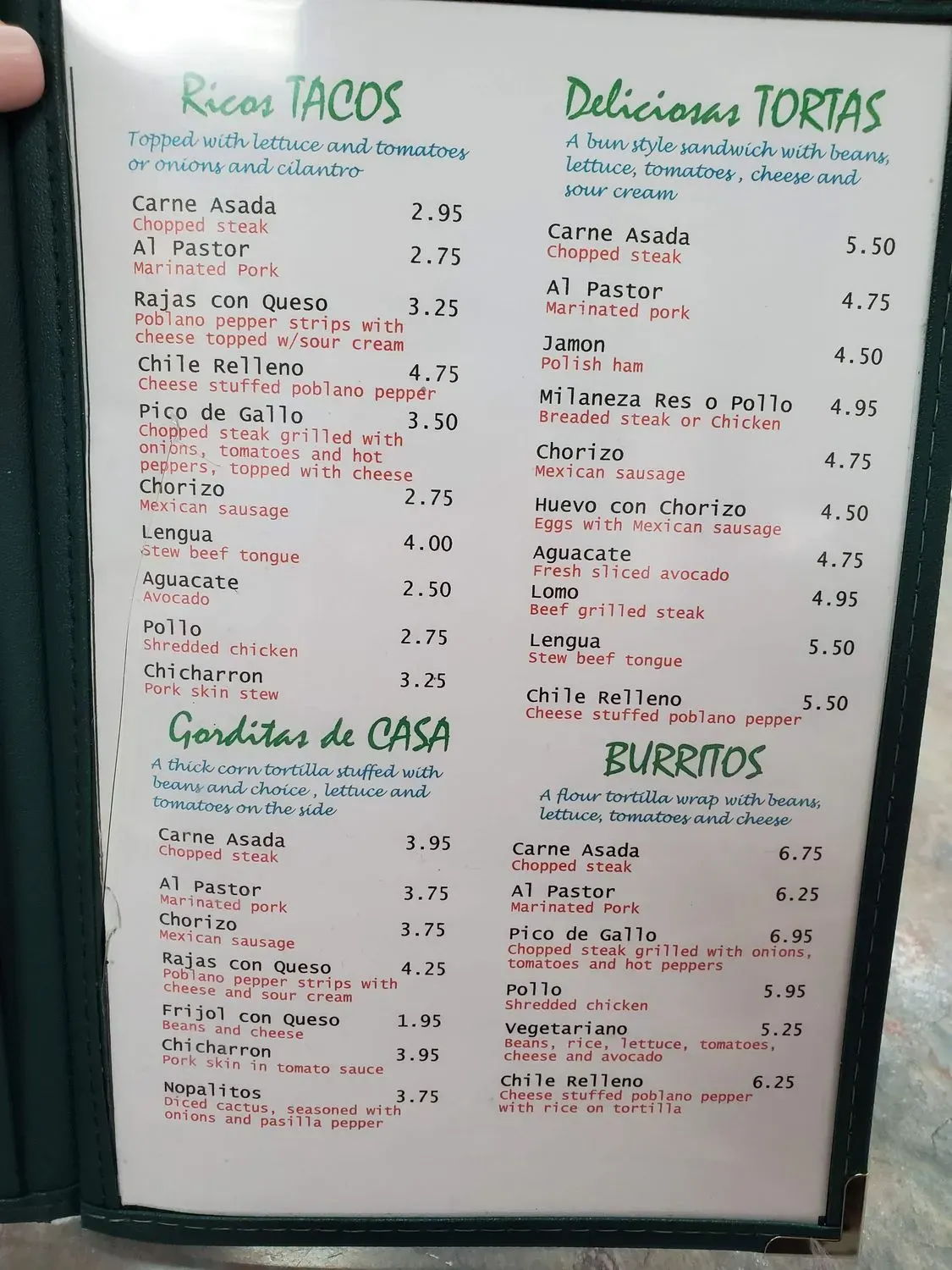 Menu 5