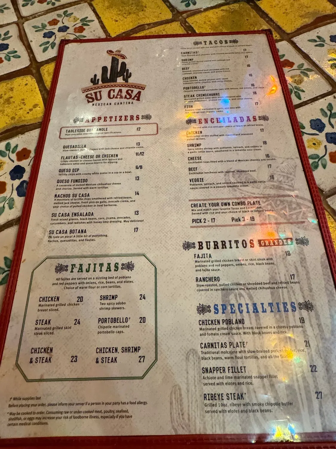 Menu 4