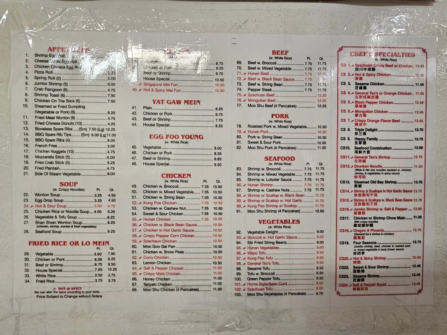 Menu 2