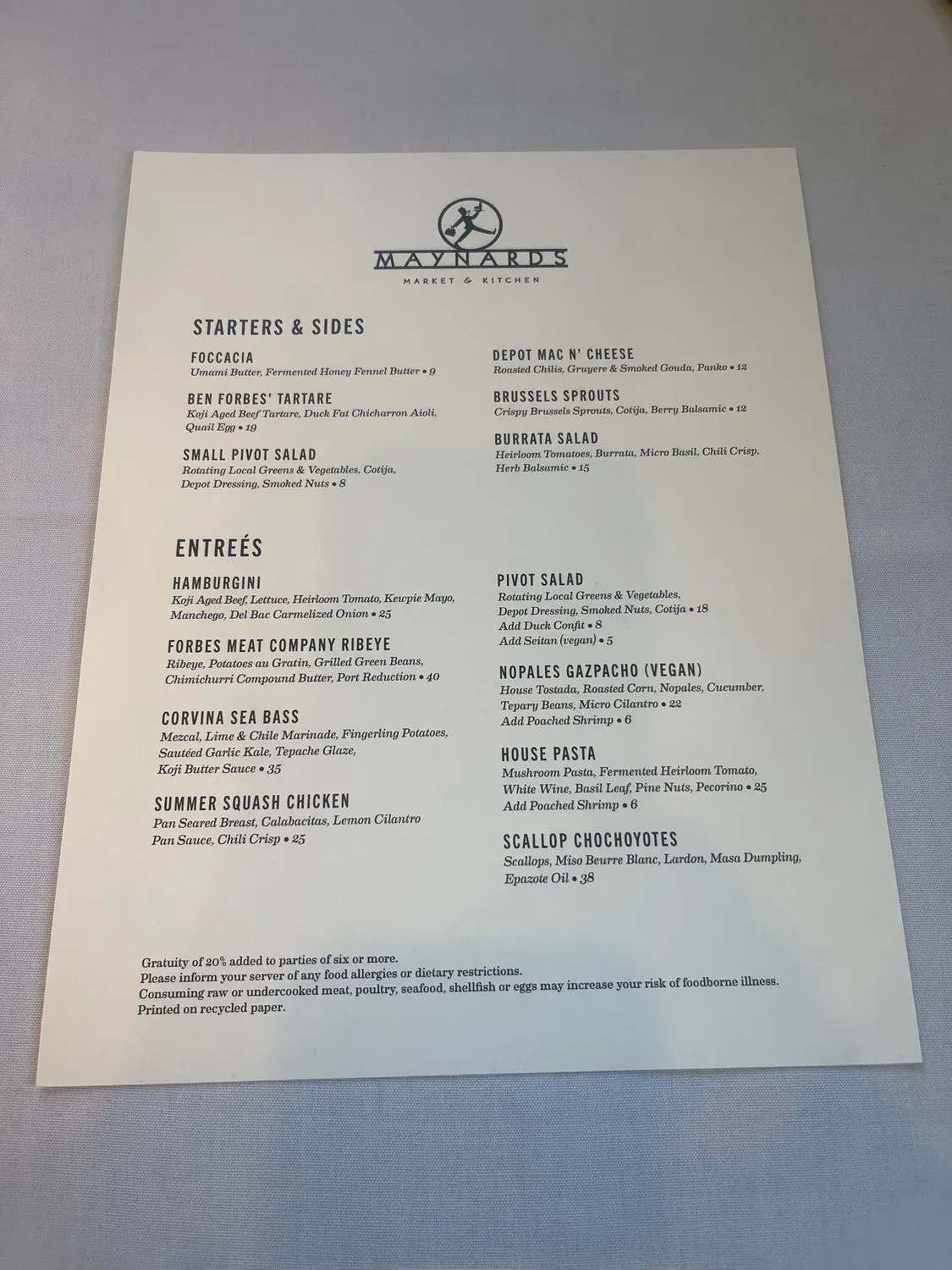 Menu 2