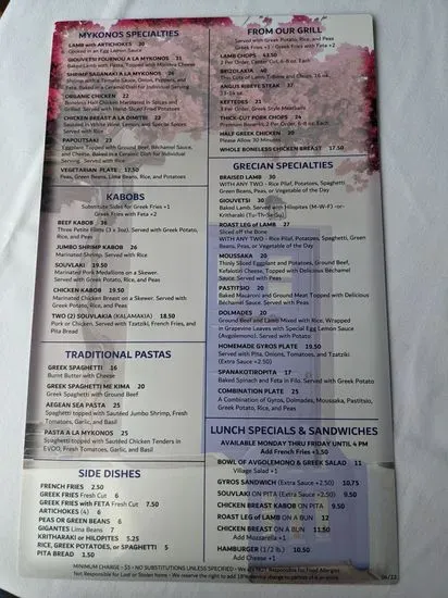 Menu 6