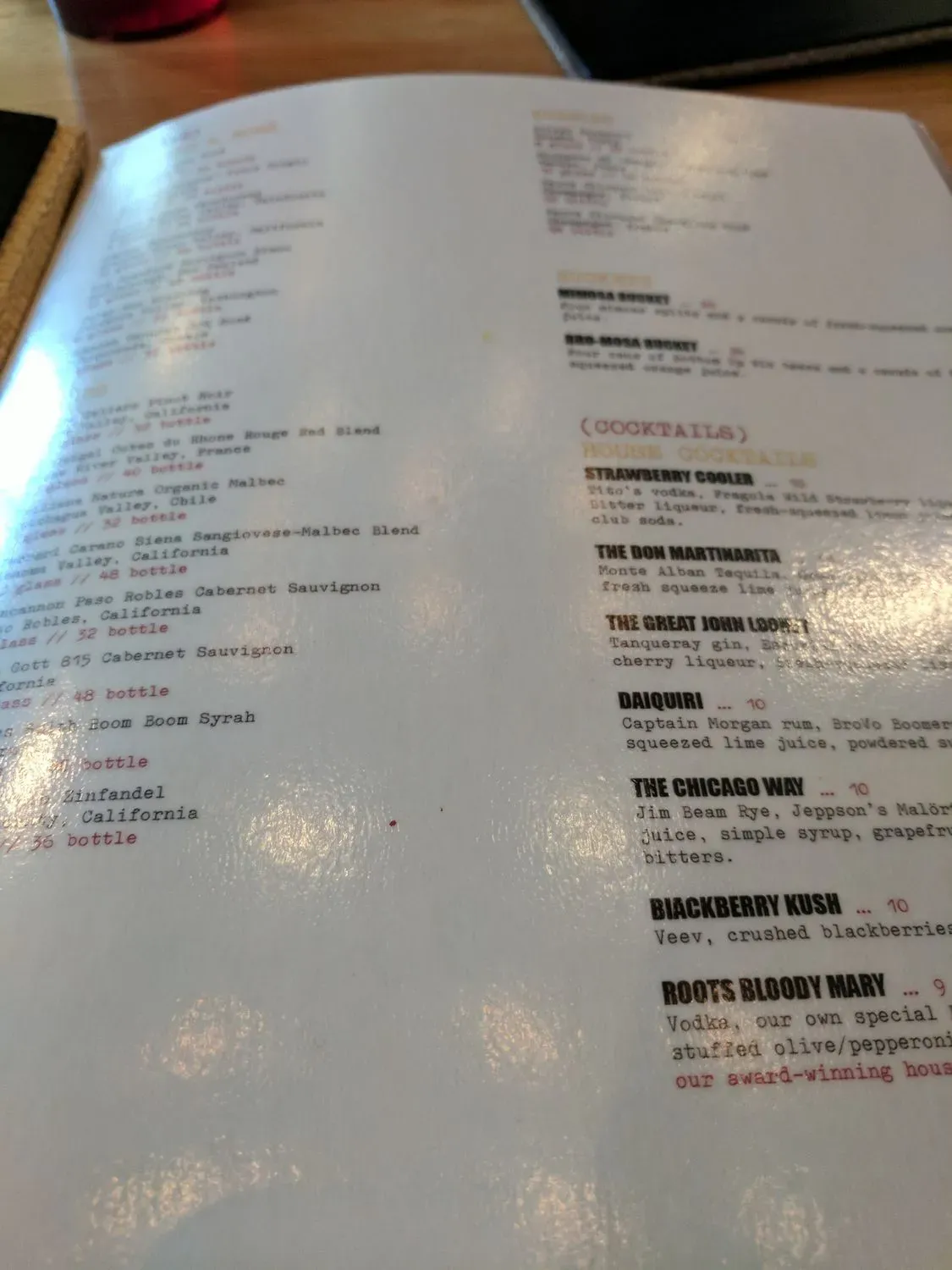 Menu 6