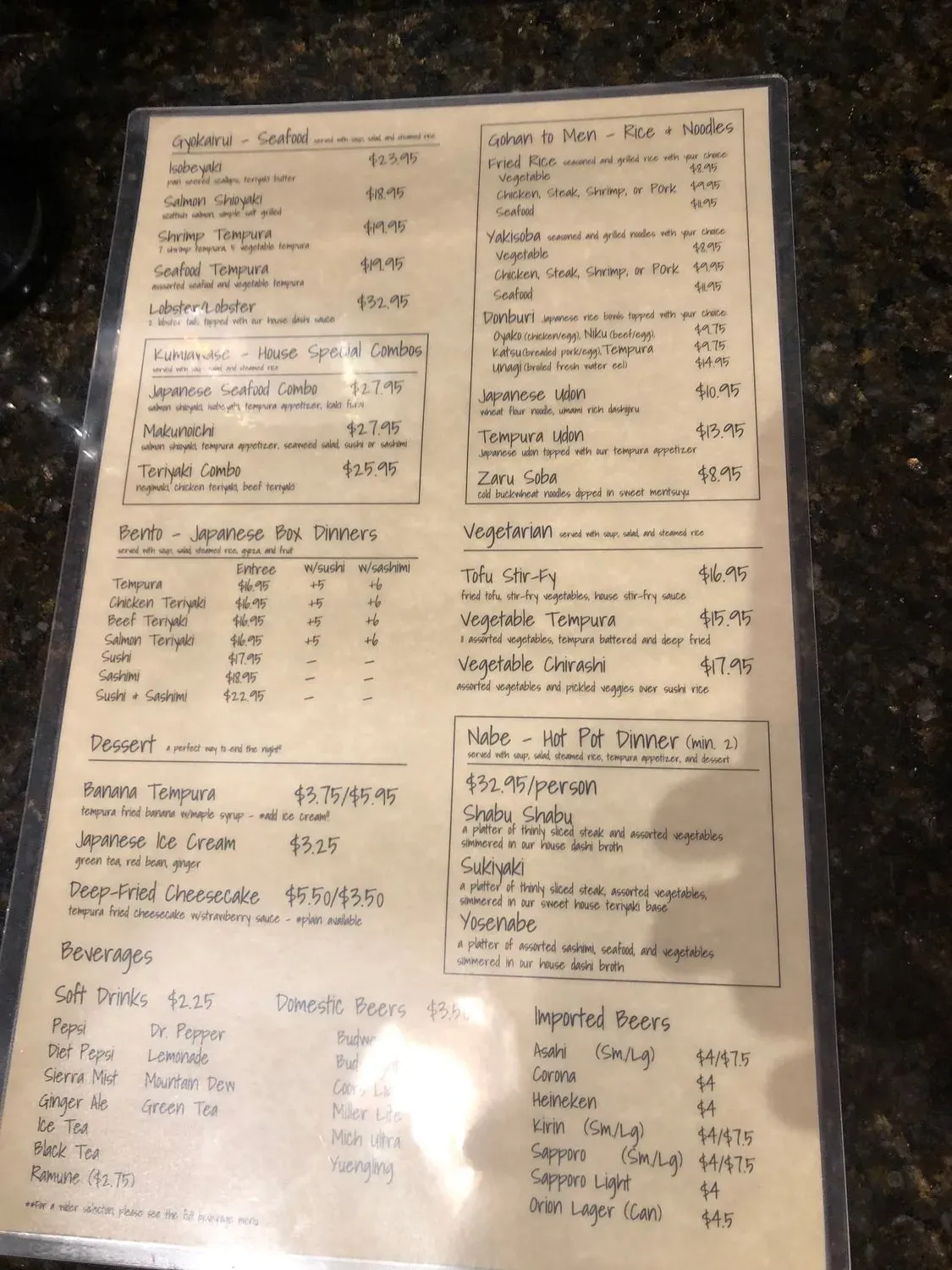 Menu 6