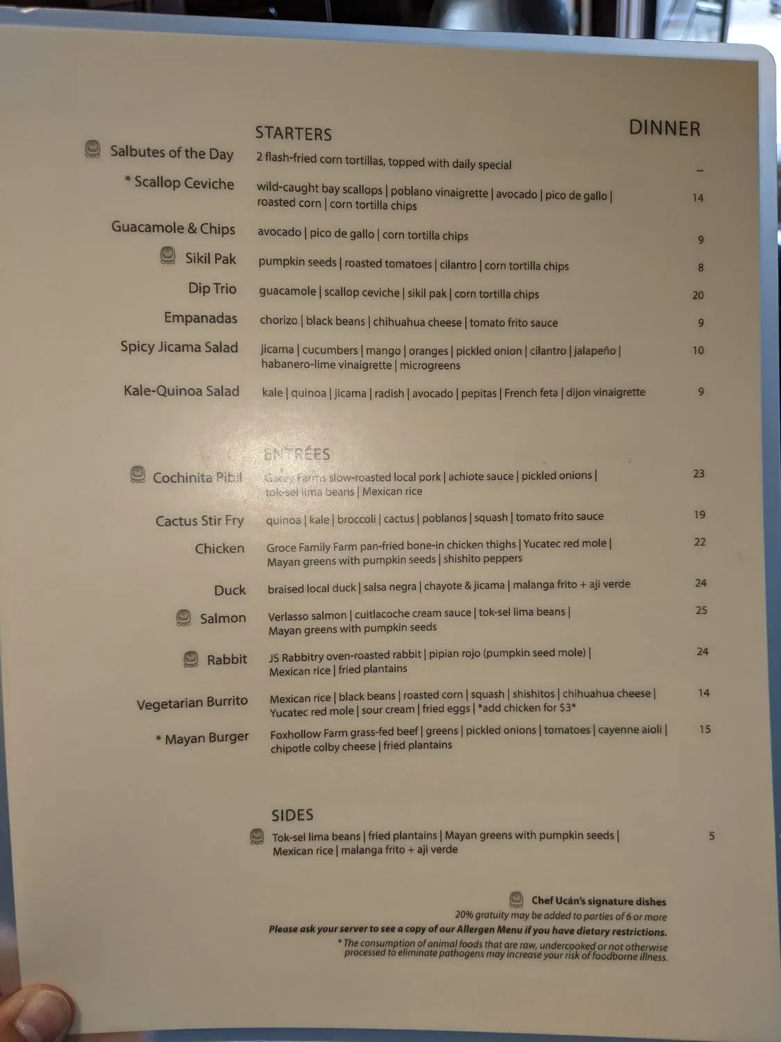 Menu 3