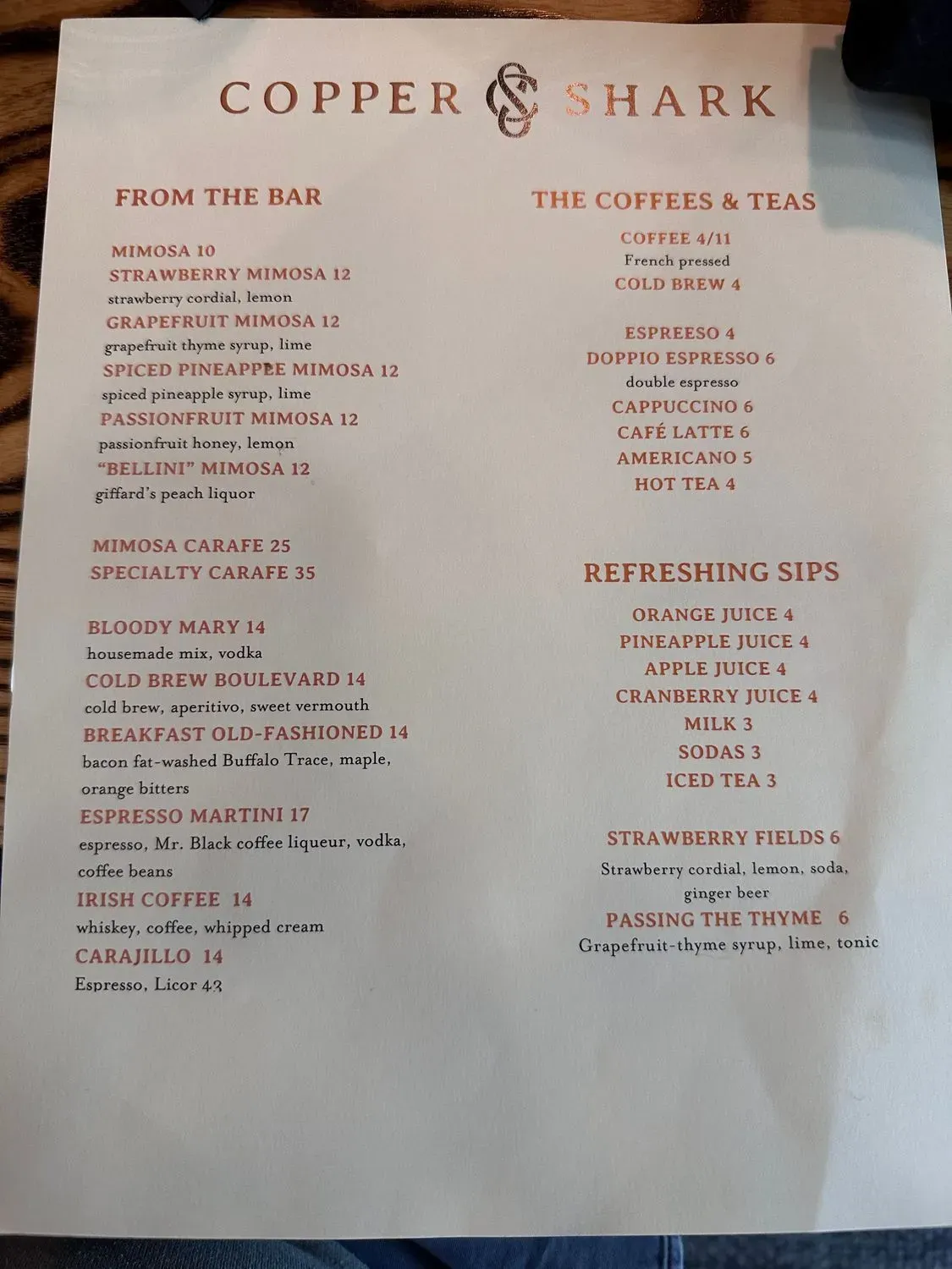 Menu 6