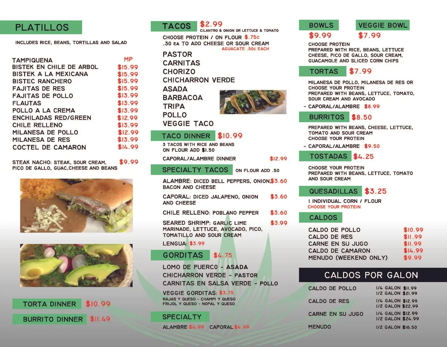 Menu 2