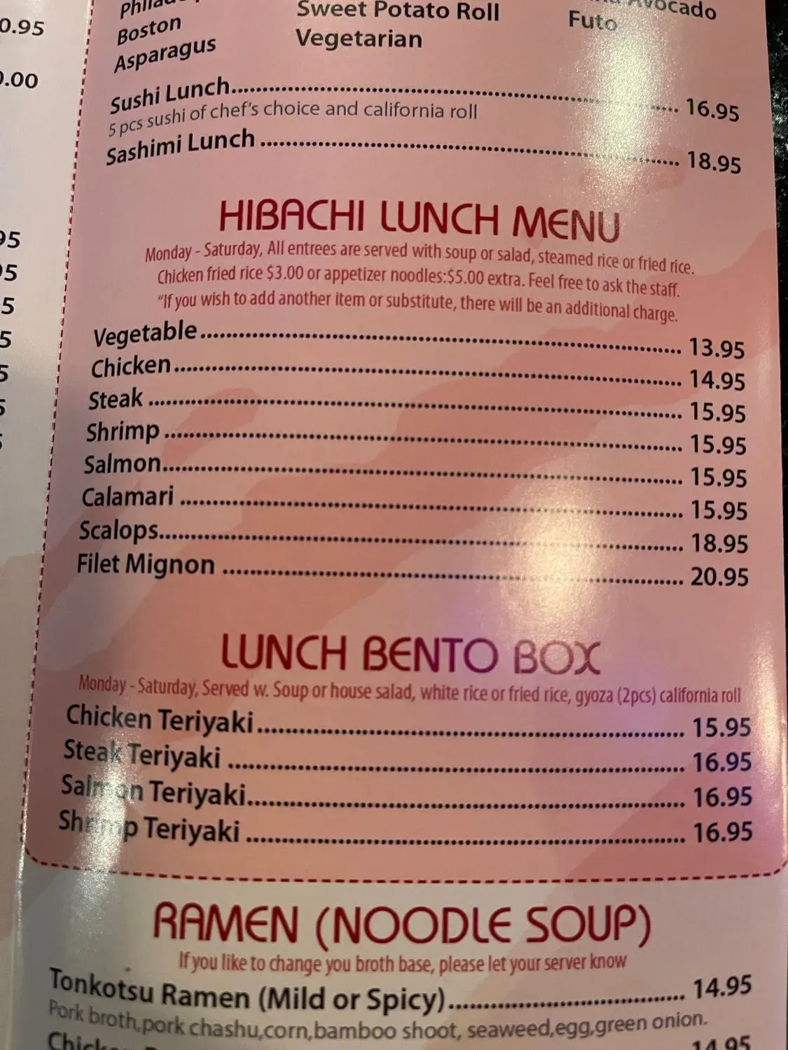 Menu 6