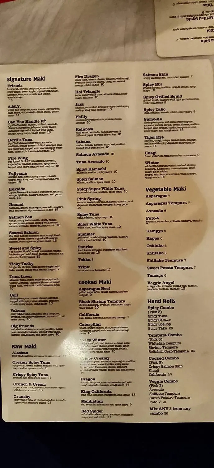 Menu 5