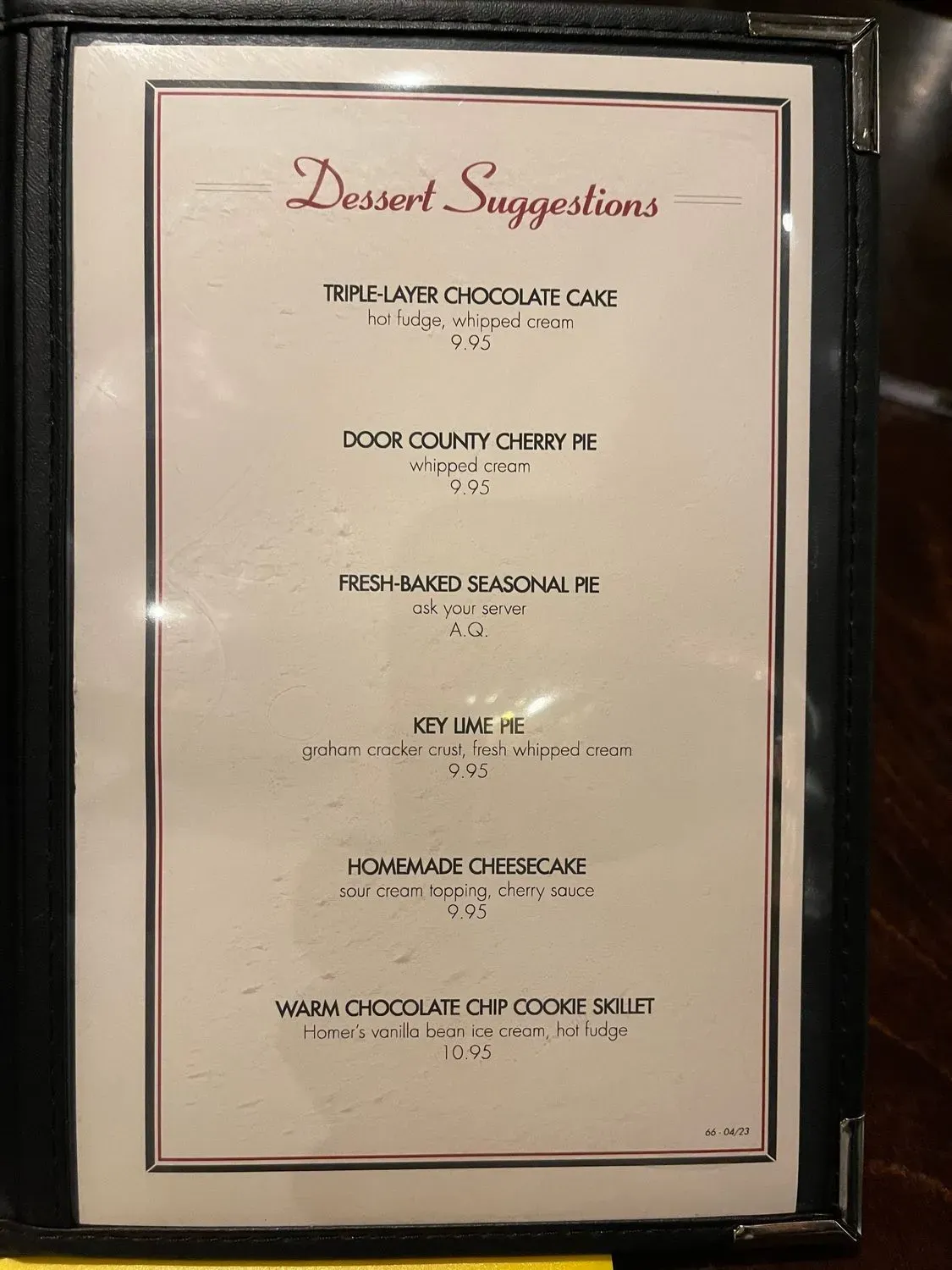 Menu 6