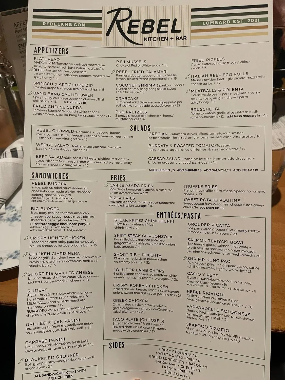 Menu 2