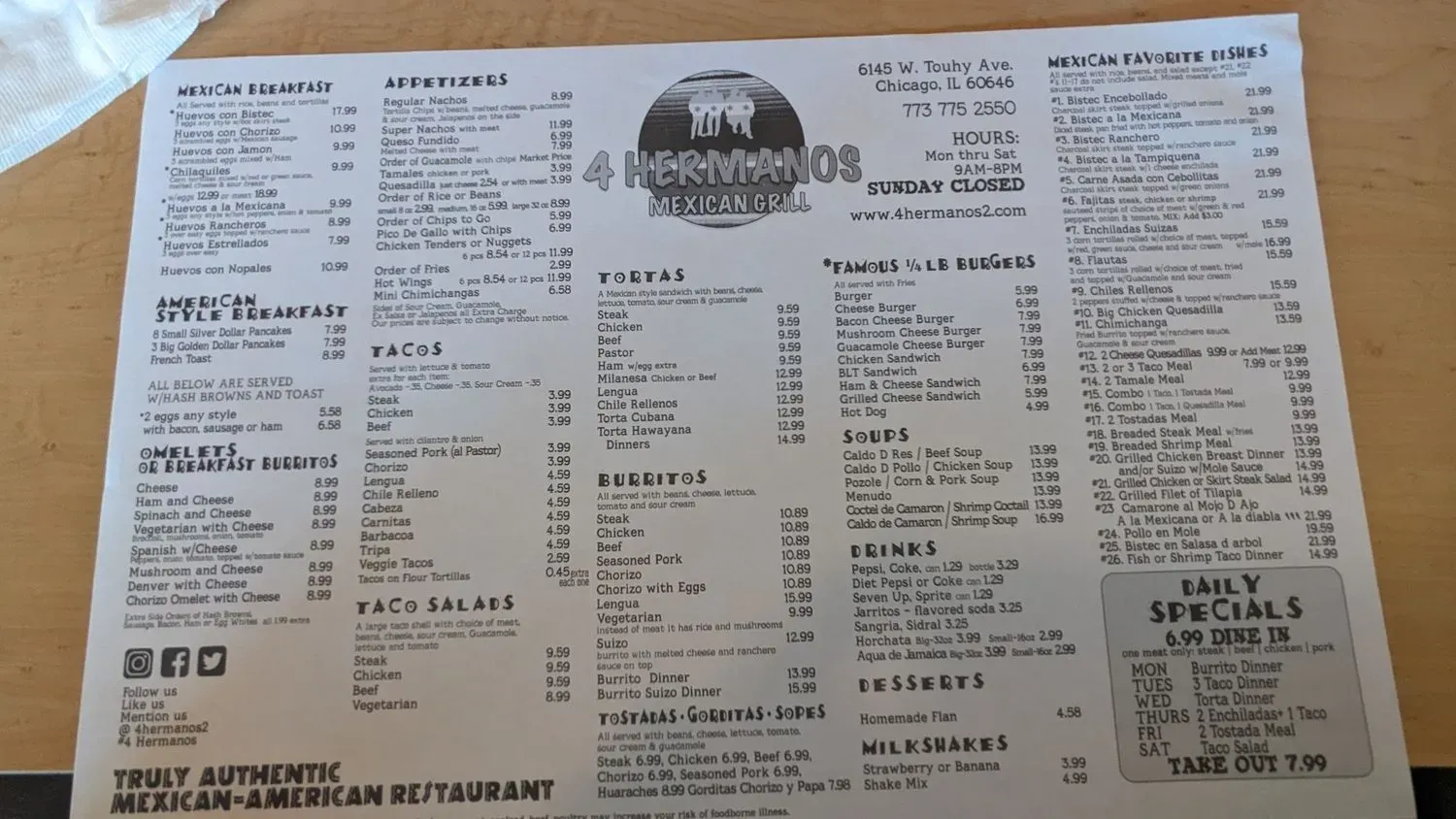 Menu 2