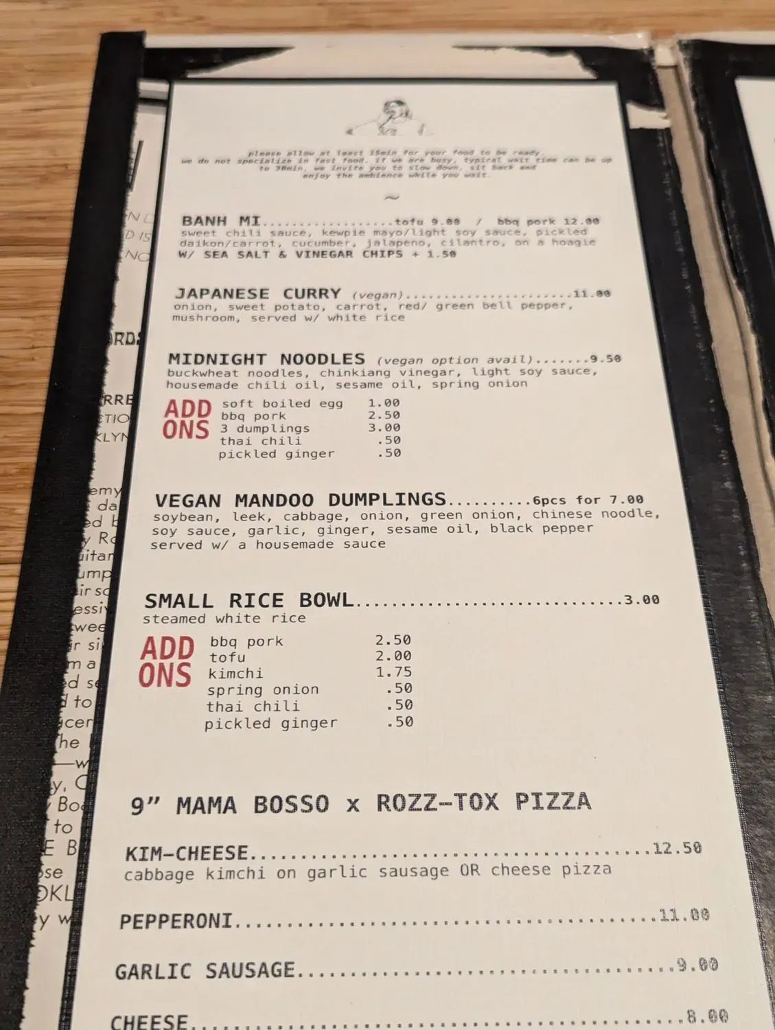 Menu 2