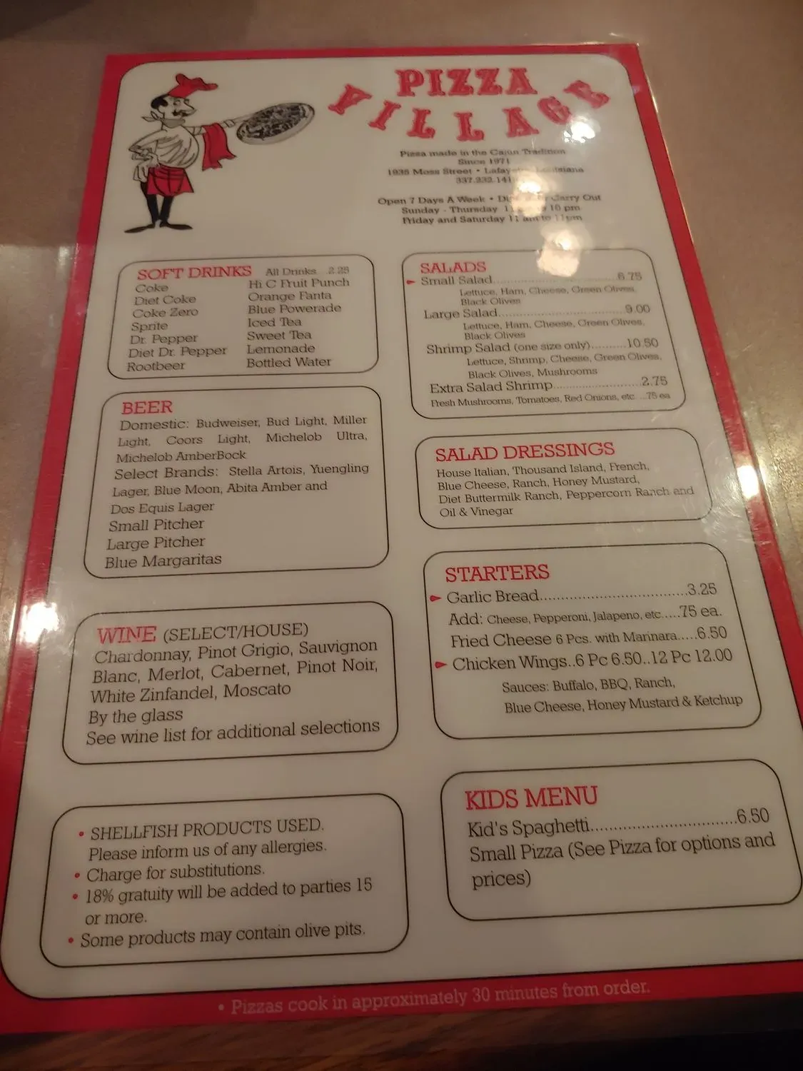 Menu 3