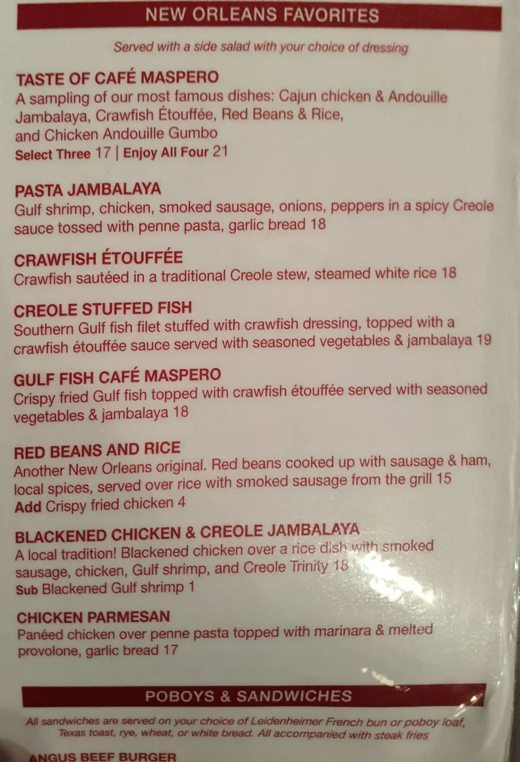 Menu 5