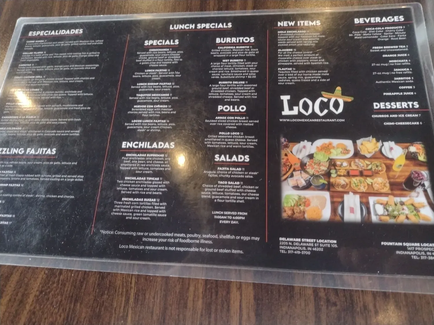 Menu 4