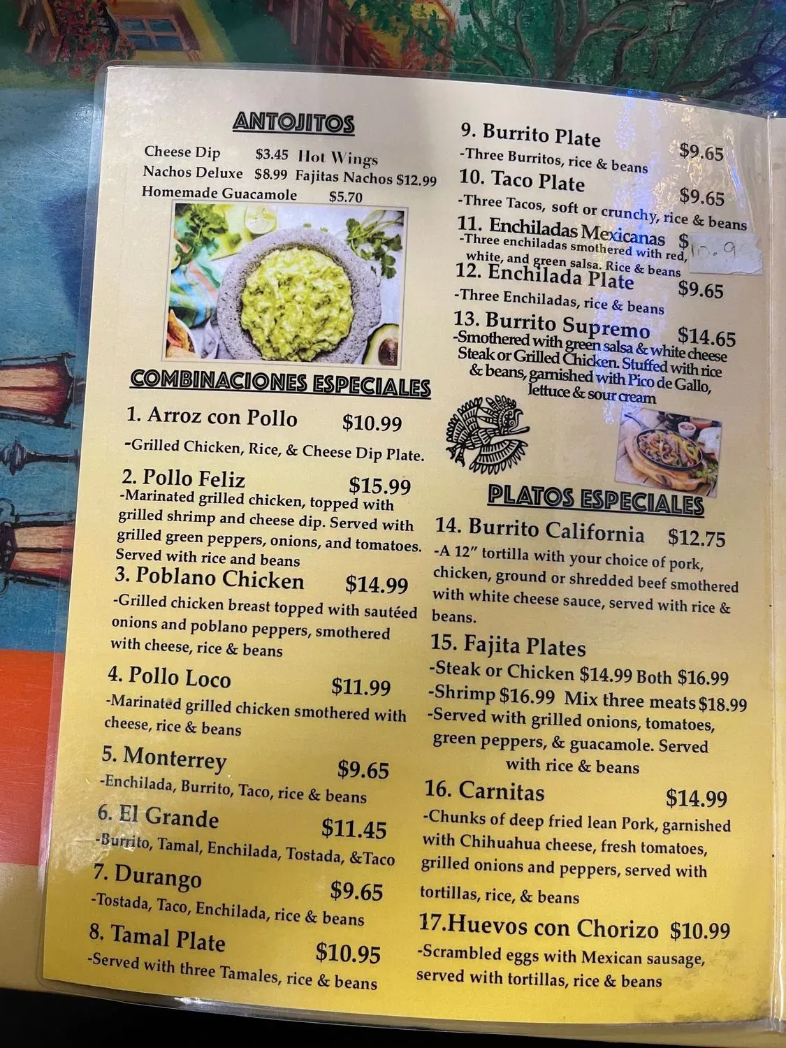 Menu 3