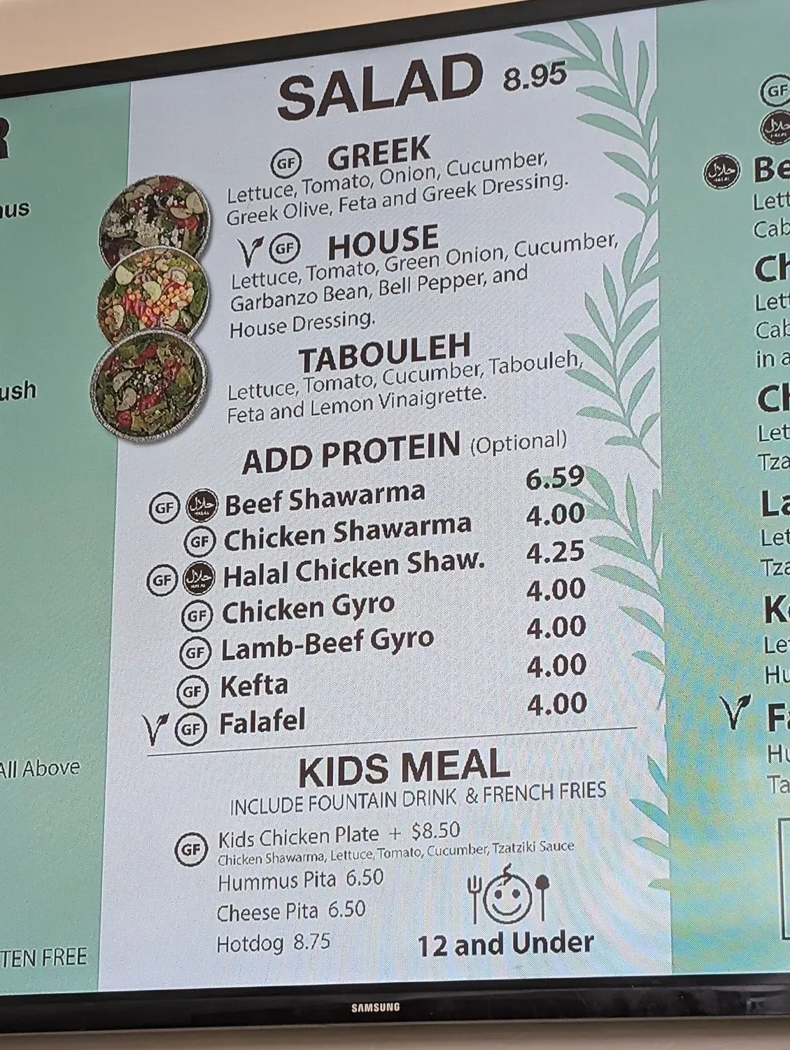 Menu 5